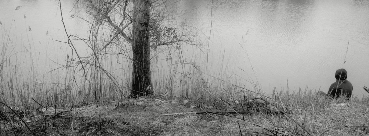 Untitled #03, 2019-2023 from the series 'Nulla è più vero del nulla' - Gelatin silver print 35x13 cm