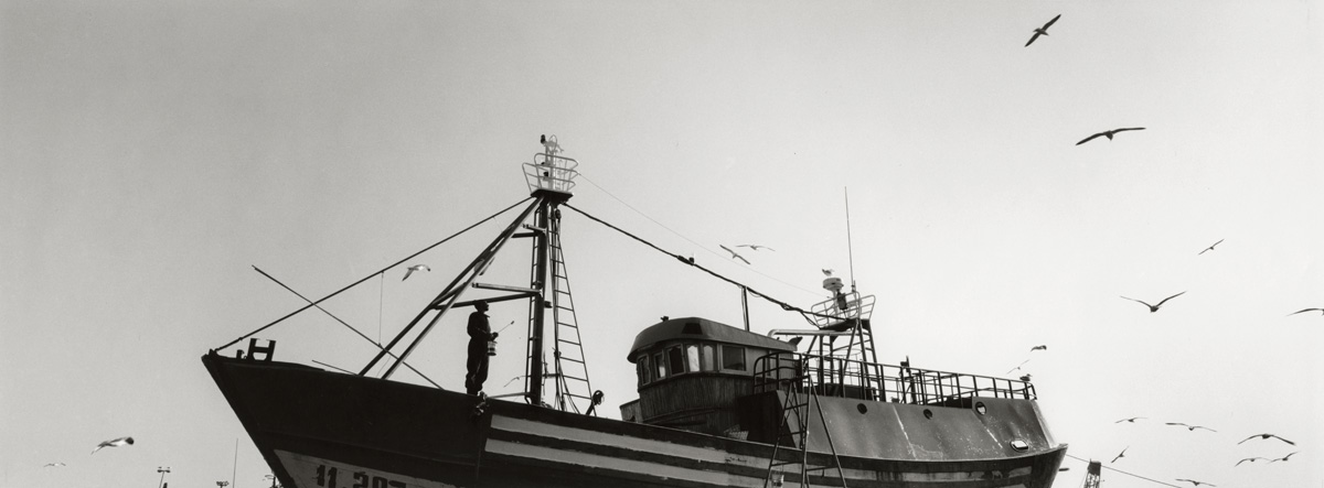 Untitled #8, 2005-2022 from the series 'Repérages au Maroc'- Gelatin silver print 46,6x17,5 cm